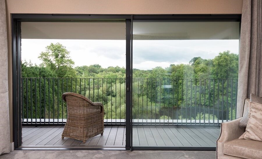 Origin aluminium sliding door